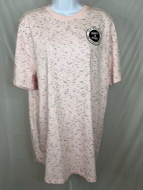 Rustic Souls XL Soft Flex Tee Heathered Pink Stretch Crewneck Top